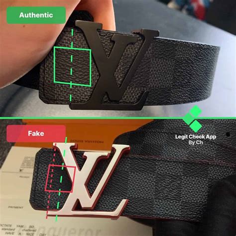 real louis vuitton belt vs fake|louis vuitton belt authenticity check.